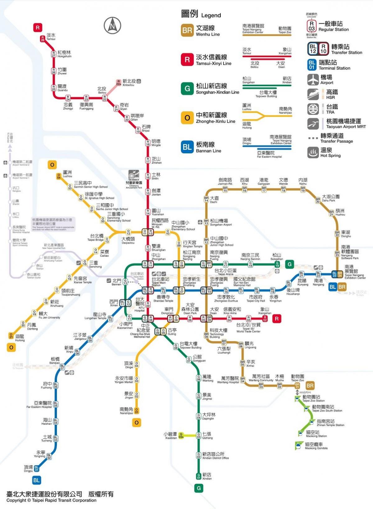 mapa ng Taipei jieyun