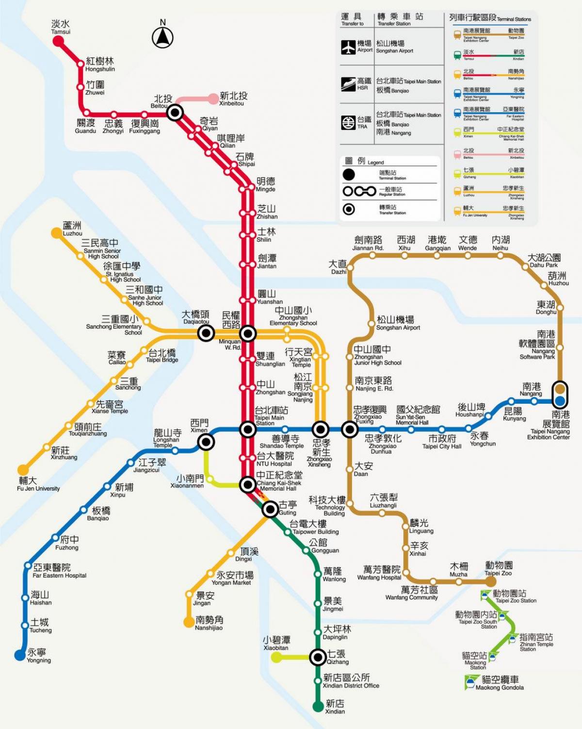 mapa ng Taipei mrt fare 