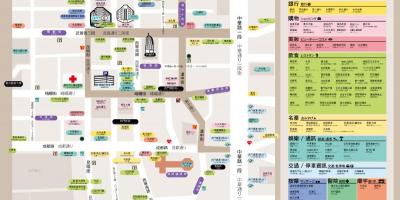 Ximending shopping district ng mapa