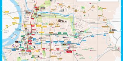 Taipei sa mga atraksyong panturista mapa