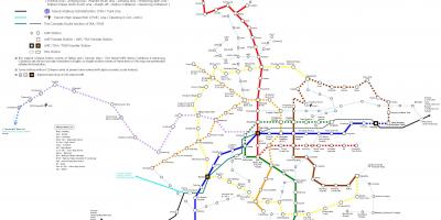 Taipei tren mapa